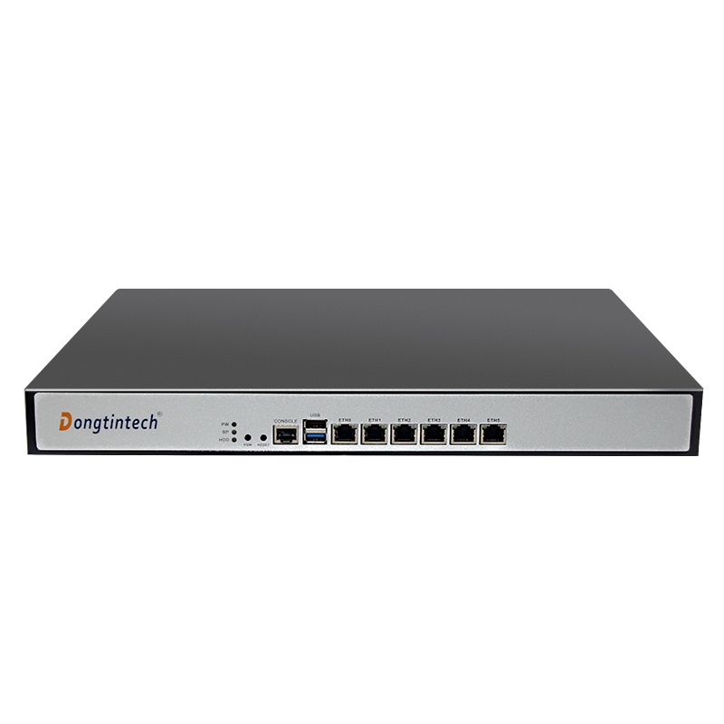 東田1U多網口工控機6千兆網口網絡安全工控設備