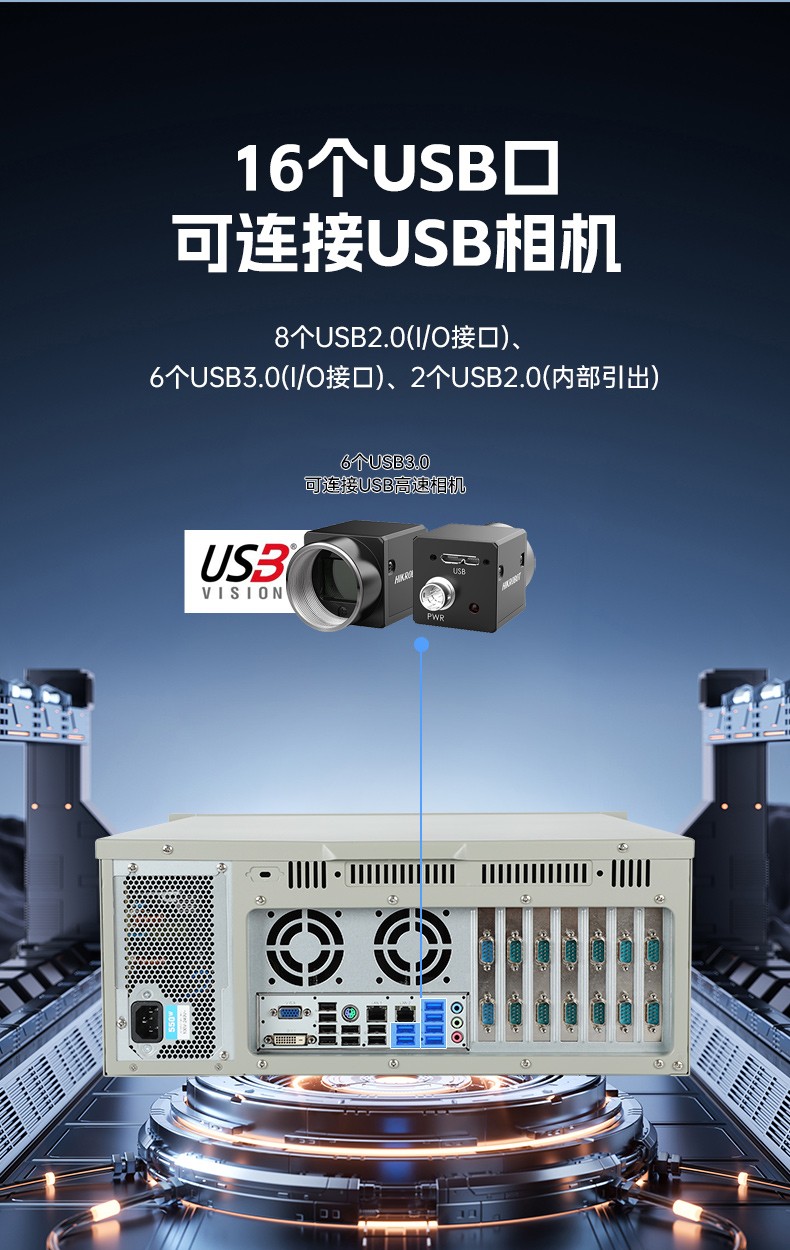 東田4U上架式工控機,雙千兆網口14個COM口工控電腦,DT-610L-684G2.jpg