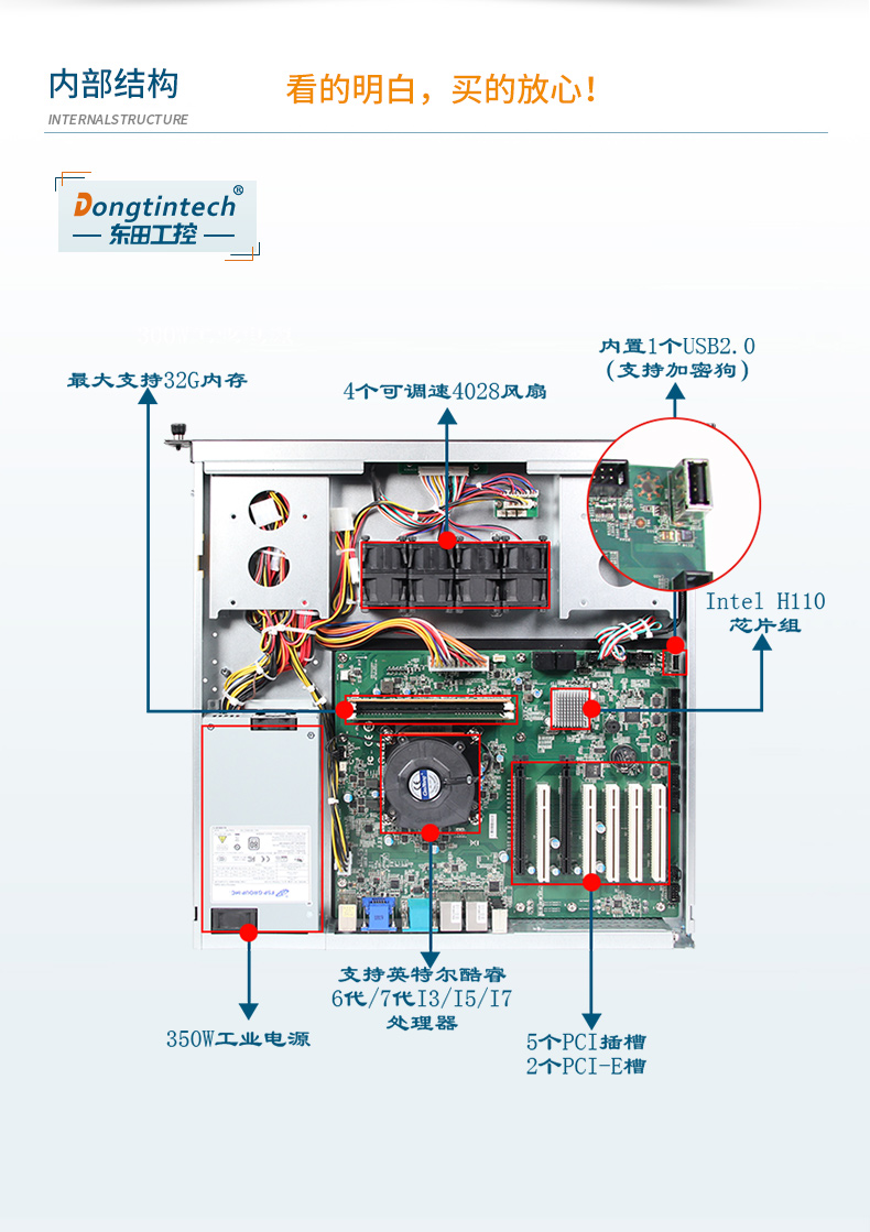 酷睿7代4U工控機,冗余電源工業(yè)電腦,端口豐富,DT-14502-WH110MA.jpg